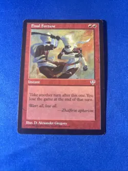 FINAL FORTUNE LP Mirage Original mtg Magic fast shipping - Image 1