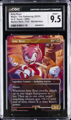2025 MAGIC: THE GATHERING SLD: SONIC BORDERLESS AMY ROSE CGC 9.5 - Image 1