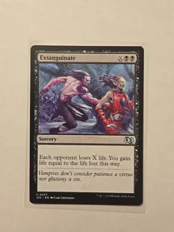 Exsanguinate - Foundations Jumpstart - LP - Uncommon - Sorcery - Image 1