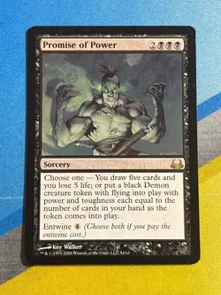 Magic the Gathering MTG Duel Deck Divine vs. Demonic PROMISE OF POWER - Image 1