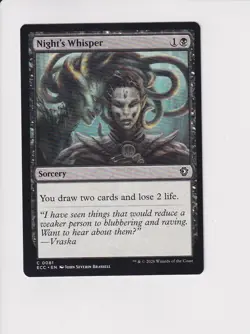 MAGIC THE GATHERING MTG COMMANDER: LORWYN ECLIPSED NIGHT'S WHISPER - Image 1