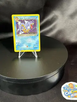 Vintage Dark Gyarados Holo Team Rocket 8/82 Prerelease Pokemon Card 2000 - Image 3
