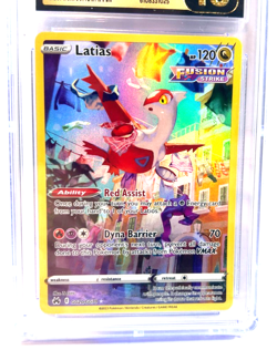 2023 POKEMON " PRISTINE " GRADE 10 ! LATIAS HOLO # GG20/GG70 LOWEST POP 46 !! - Image 2