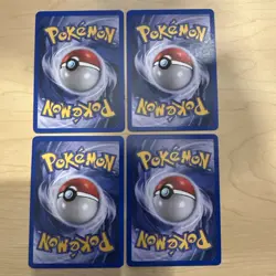 Lot of 4 Vintage 2000 Pokemon TCG Base Set 2 Pikachu LP 87/130 - Image 2