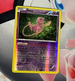 Pokemon TCG Mew 29/124 Reverse Holo Fates Collide -NM - Image 1