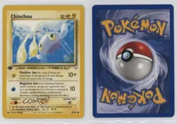 Chinchou 1st Ed. Pokemon Neo Revelation #42 2001 - Image 3