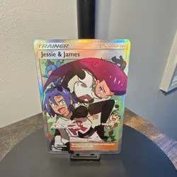 Pokemon Jessie & James Trainer Full Art 68/68 Hidden Fates Ultra Rare Holo - Image 4