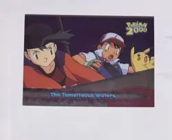 Topps Pokemon The Movie 2000 silver holo foil #30 The Tumultuous Waters LP - Image 1