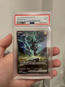 PSA 9 Zekrom ex - 166/086 - Black Bolt - Pokemon - Read Description - Image 1