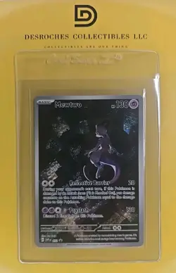 🔥Pokemon Mewtwo TCG Scarlet & Violet 151 UPC Promo Holo Rare SVP052 Sleeved🔥📈 - Image 1