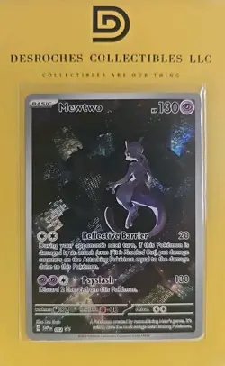 🔥Pokemon Mewtwo TCG Scarlet & Violet 151 UPC Promo Holo Rare SVP052 Sleeved🔥📈 - Image 3