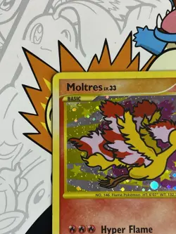 Moltres 149/147 Holo Secret Rare Pokemon TCG Supreme Victors Pokemon - Image 2