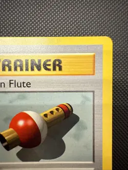 1st Edition Pokemon Flute 86/102 Base Set (Shadowless) -Excellent - Image 5
