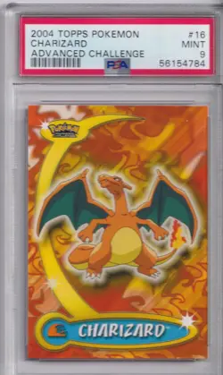 Pokemon 2004 TOPPS Charizard Advanced Challenge PSA 9 (576) - Image 1