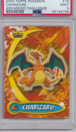 Pokemon 2004 TOPPS Chairzard Advanced Challenge PSA 9 (581) - Image 1