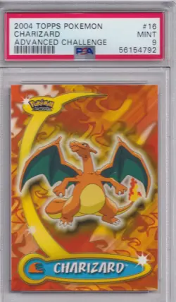 Pokemon 2004 TOPPS Charizard Advanced Challenge PSA 9 (571) - Image 1