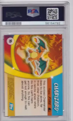 Pokemon 2004 TOPPS Charizard Advanced Challenge PSA 9 (571) - Image 2