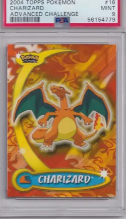 Pokemon 2004 TOPPS Charizard Advanced Challenge PSA 9 (590) - Image 1