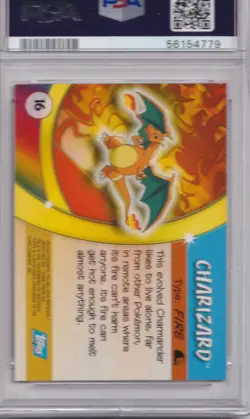 Pokemon 2004 TOPPS Charizard Advanced Challenge PSA 9 (590) - Image 2