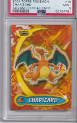 Pokemon 2004 TOPPS Charizard Advanced Challenge PSA 9 (578) - Image 1