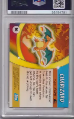 Pokemon 2004 TOPPS Charizard Advanced Challenge PSA 9 (578) - Image 2