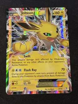 Pokemon Generations Jolteon EX 28/83 - Image 1