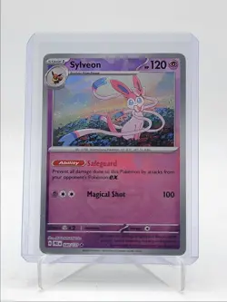 SYLVEON 2025 POKEMON PRISMATIC EVOLUTIONS RARE REVERSE FOIL 040/131 Q5542 - Image 1