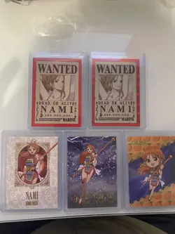 2024 PANINI ONE PIECE TREASURE BOX Nami COLLECTION #53 foil, #53, #3,#23,#33 - Image 1