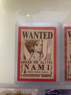 2024 PANINI ONE PIECE TREASURE BOX Nami COLLECTION #53 foil, #53, #3,#23,#33 - Image 2
