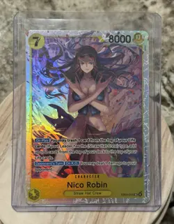 One Piece TCG Nico Robin ENGLISH EB03-055 HEROINES SR NM - Image 1