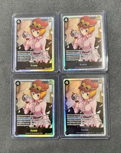4x Koala SR Playset EB03-042 ENGLISH One Piece Heroines (Near Mint) - Image 1