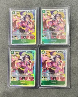 4x Tashigi SR Playset EB03-018 ENGLISH One Piece Heroines (Near Mint) - Image 1
