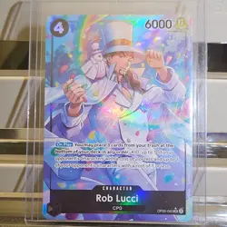 One Piece Rob Lucci (093) (Alternate Art) - (OP05) NM Foil - Image 1