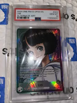 2023 One Piece LIM Alternate Art Leader PSA 10 English OP-09 - Image 1
