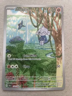 Meditate 153/142 Stellar Clowns Full Art Holo Card - Image 1