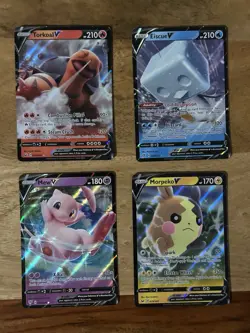 Pokemon 11 Card V Lot NM-M (Pikachu, Lapras, Mew, Intelion, Gyarados, And More!) - Image 4