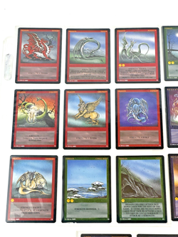 Lot of 56 Vintage 1994 Wyvern Card Game Cards - Image 2