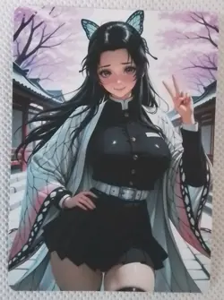 Demon Slayer Shinobu Kocho Waifu Double Sided Trading Card - Image 1