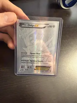 Pokemon TCG Silver Dialga EX Full Art 122/119 Secret Rare Card XY Phantom Forces - Image 1
