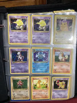 Pokemon Base Set Lot Of 89 All Shadowless Cards Includes 3 Holos Mewtwo - Image 1
