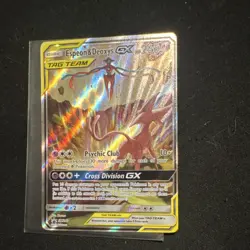 Pokemon Espeon & Deoxys GX TAG TEAM GX SM240 Promo Holo Card SM Promo - Image 1