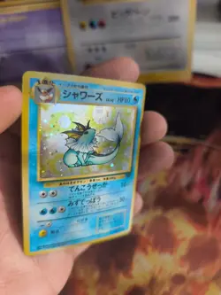 Pokemon Karte Card Aquana Vaporeon Jungle Dschungel 97 Holo Wotc japanese Good- - Image 5