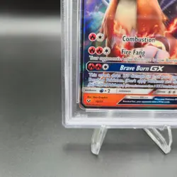Entei GX 10/73 Pokemon Card - Shining Legends Holo - PSA 9 - Image 5