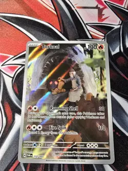 Pokemon Card Torkoal 172/167 Illustration Rare Twilight Masquerade - NM - Image 1