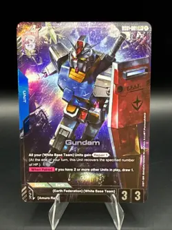 Gundam - Newtype Rising #GD01-001 LR+ - Gundam Card Game - Image 1