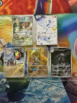 Pokemon Card Lot Full Art Alt Art Fire Charmander Reshiram Mimikyu - Image 1