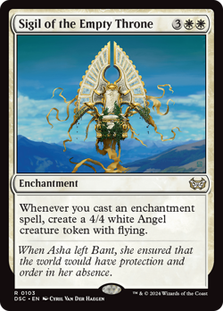 Sigil of the Empty Throne 103 Near Mint NM Duskmourn DSC Magic MTG - Image 1