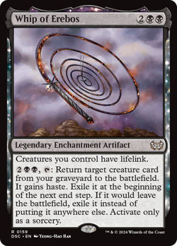 Whip of Erebos 159 Near Mint Duskmourn House of Horror Commander DSC Magic MTG - Image 1