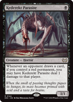 Kederekt Parasite 144 NM Duskmourn House of Horror Commander DSC Magic MTG - Image 1