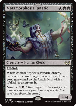 Metamorphosis Fanatic 21 NM Duskmourn House of Horror Commander DSC Magic MTG - Image 1